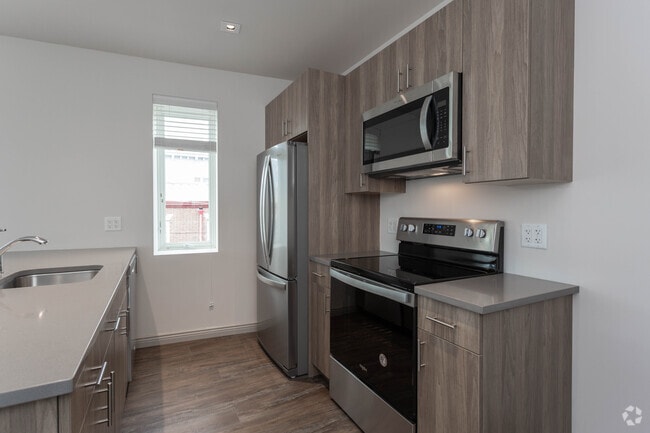 2BR,2BA - 1006SF ( Unit 210) - Kitchehn - 1 EMain St- Downtown Bay Shore
