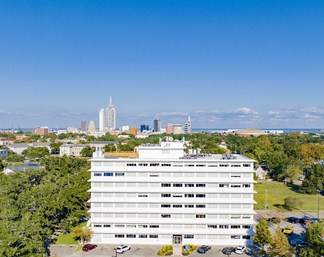 Vistas panorámicas de la bahía móvil