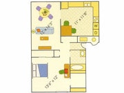 One Bedroom Garden - Upstairs