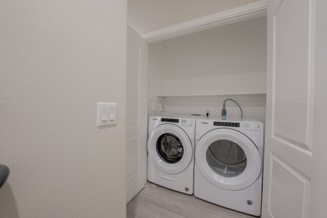 Inside Washer and Dryer