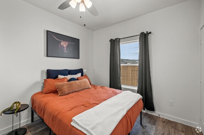 1BR, 1BA - 452SF - Bedroom - The Alps