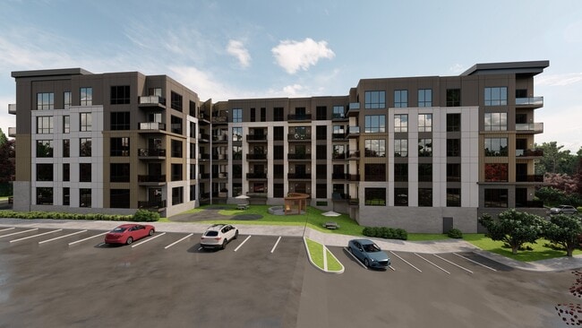 Exterior Rending w/Parking - Residences at Patapsco 55+