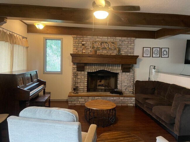 Photo - Large home level entry with garage.