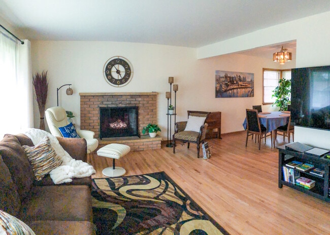 Living Room and Dining Room