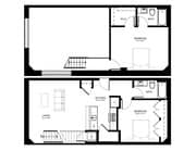 Explore this chic urban duplex, offering the perfect blend of comfort and modern design.