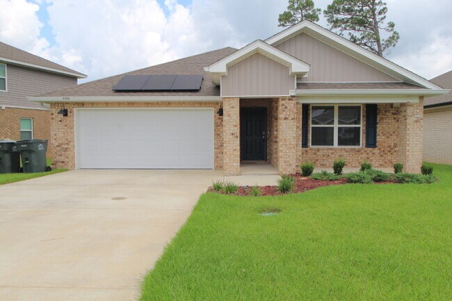 Photo - Coming Available Soon – 4BR/2BA Brick Home with Open Floor Plan, Solar Panels & 2-Car Garage in L...
