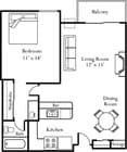 1BR/1BA