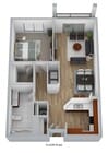 Aventura 1 | 1 Bedroom | 1 Bath | 693 SF