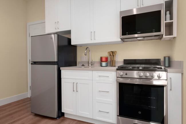 Studio apartment home kitchen