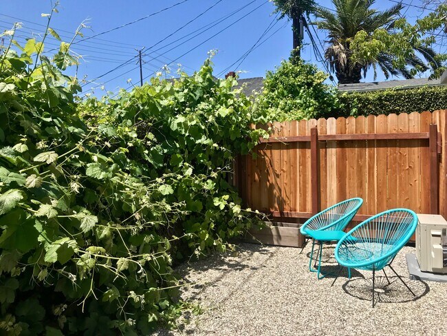 Private west facing patio - 1237 N Commonwealth Ave Apartment Unit 1
