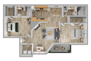 Model E-2BR 2BA- 977 sqft- Archer at Willowbrook.png