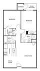 2x2 floor plan Copper Hills