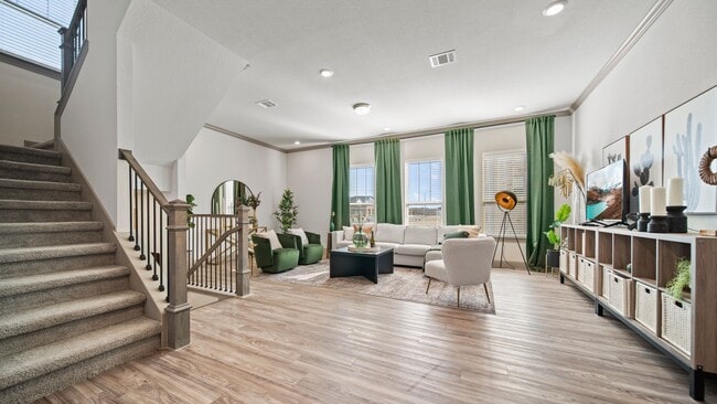 Model Home Living Room - The Summit Brownstones Rental