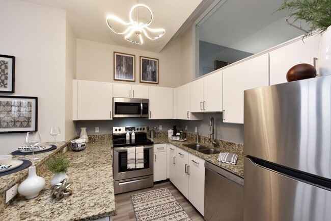 Model Galley Kitchen - The Block Apartments