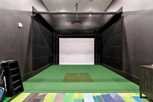 Golf Simulator Bay - Practice golf year-round from the convenience of home.