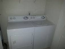 washer and dryer in unit