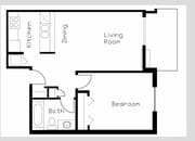 1BR/1BA