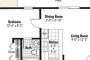 Floor Plan 453 sq ft