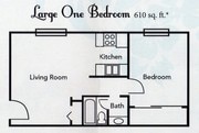 1BR/1BA