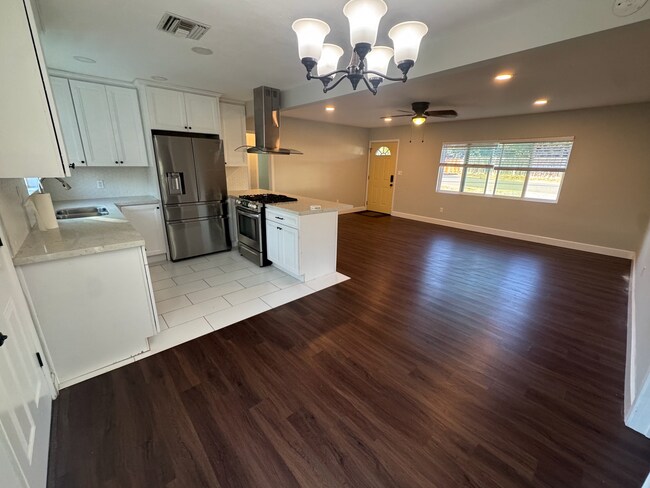 Kitchen + Living room - 8043 Roy St