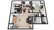 B1: 2 Bed 1 Bath