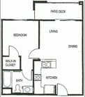 1BR/1BA