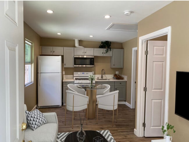 Refrigerator, Microwave, Stove included- Virtually Staged - 824 Coronado Ter Unit 826