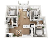 Floor Plan C3 | Echelon at Charlotte | Apartments in Charlotte, NC