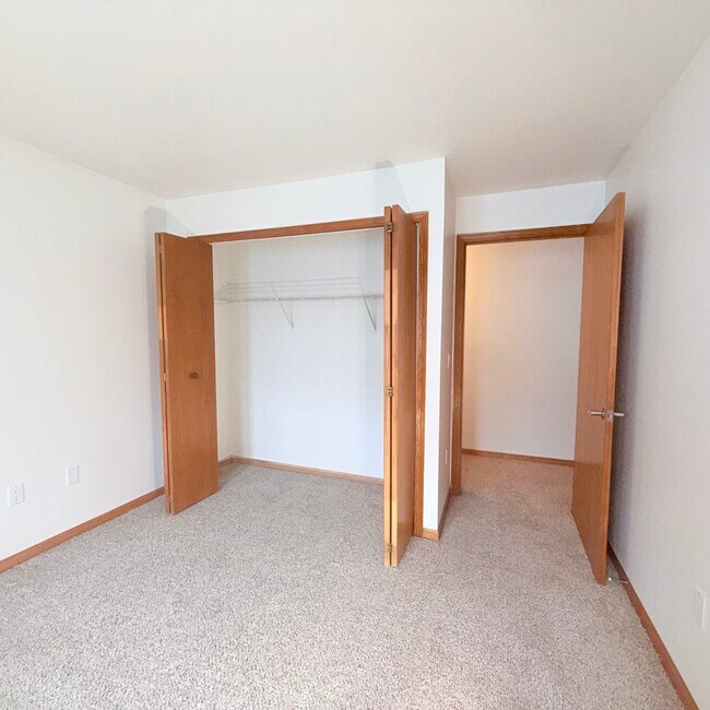 Second bedroom with closet space.