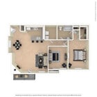 2x1S: Beds - 2: Baths - 1: SqFt Range - 1086 to 1086