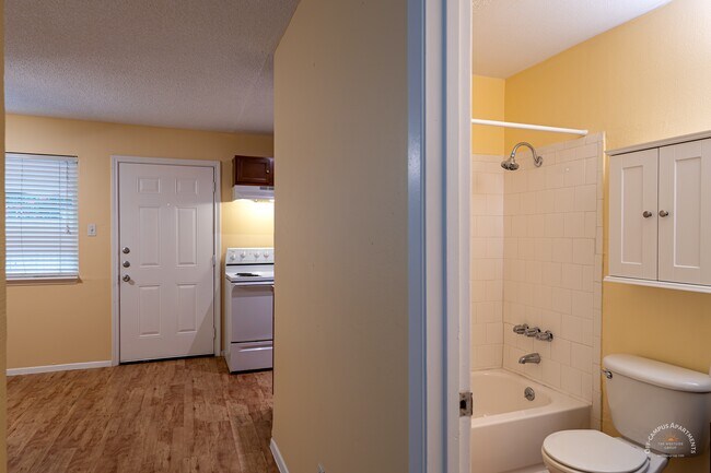 Connected Bathroom - Melroy Apartments