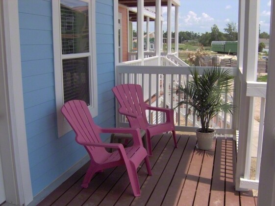 Corner of Private Front Porch - Penthouse Condominium