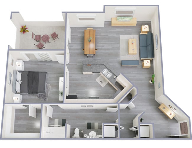 A1 Floorplan - La Terraza at the Biltmore