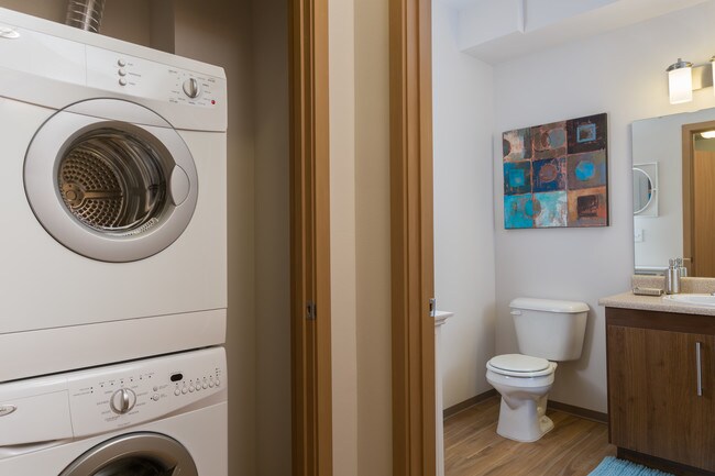 Stackable Washer/Dryer in all units