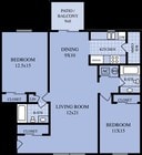 2BR/2BA