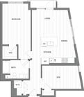 1B+D.C floor plan Broadstone Inkwell