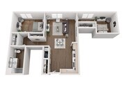 B12 floor plan Aria on the Row