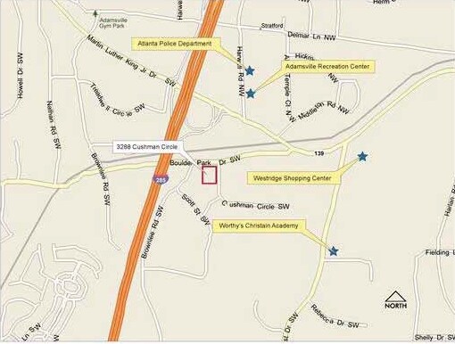 Map - 3288-3298 Cushman Cir SW