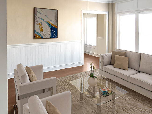 Living Room - The LaSalle Apartments