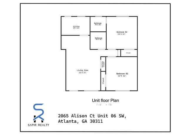 Photo - Charming 2-Bed Retreat with Modern Amenities in Heart of Atlanta! Unidad 6