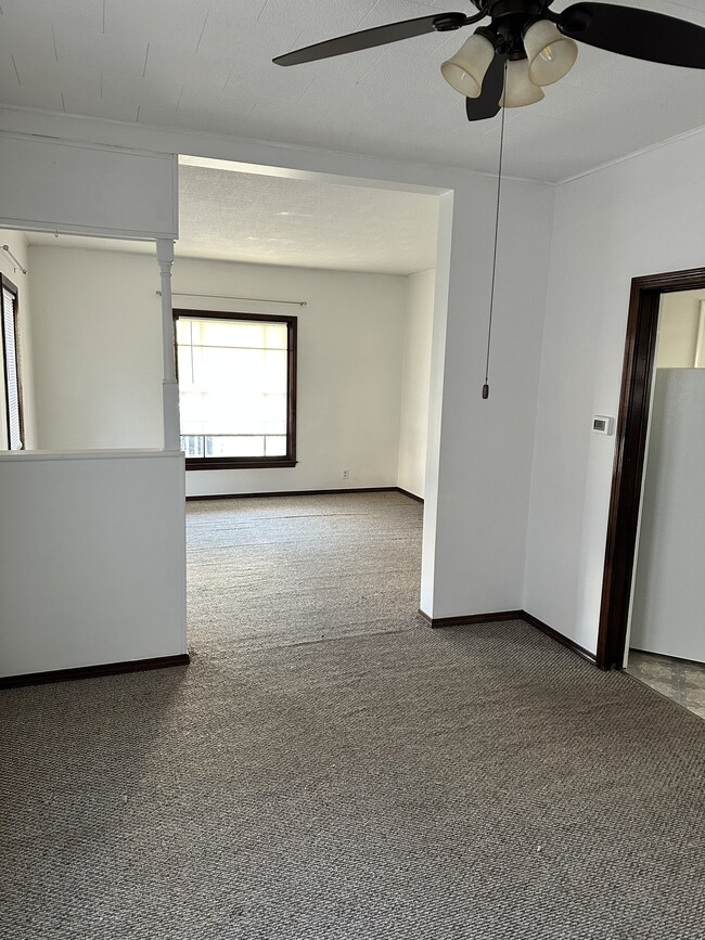 Dining Room to Living Room View - 411 Bellinger Ave Apartment