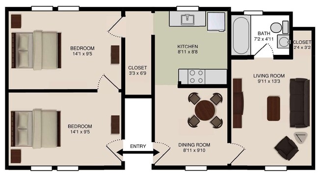 Building Photo - Two bedroom apartment near engineering and... Unit 4