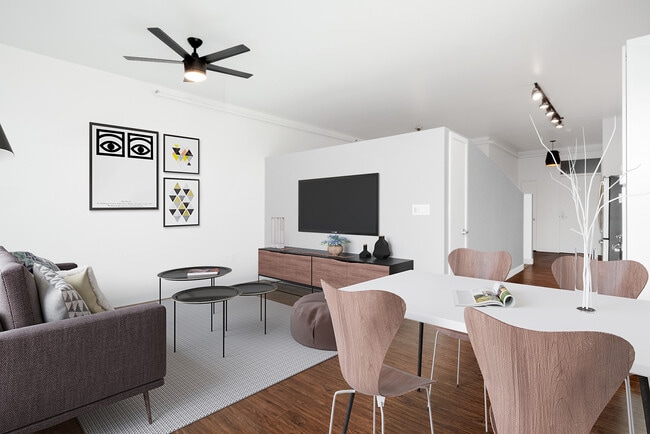 1 Bedroom Newstead: Living Room - Metropolitan Flats