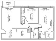 2BR/1.5BA