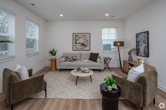 3HAB, 2,5BA - The Hannah - 1.507SF - Sala de estar - The Harris