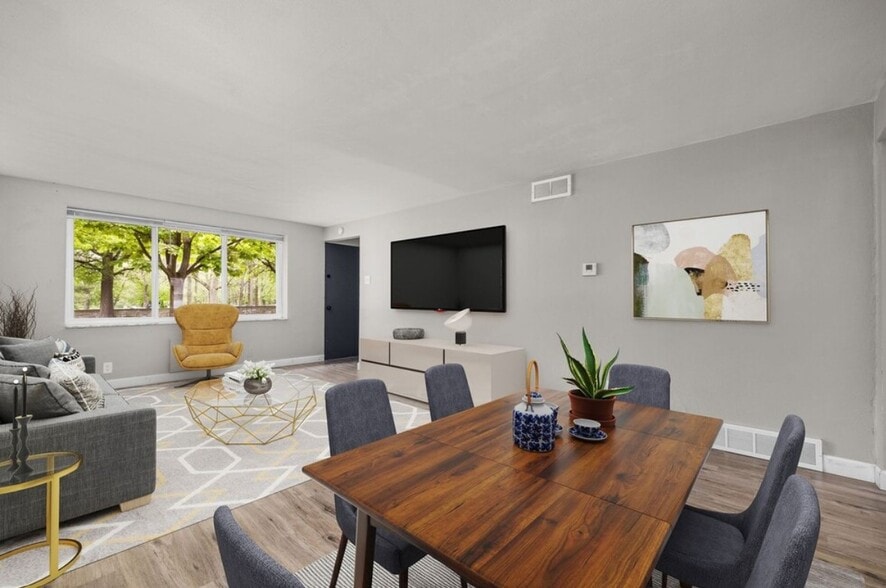 Enjoy the cozy living room