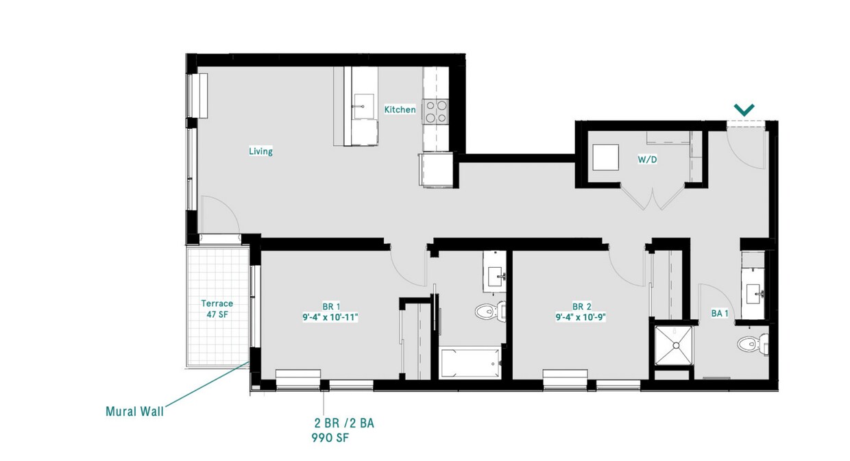 Floor Plan - al-2B10T