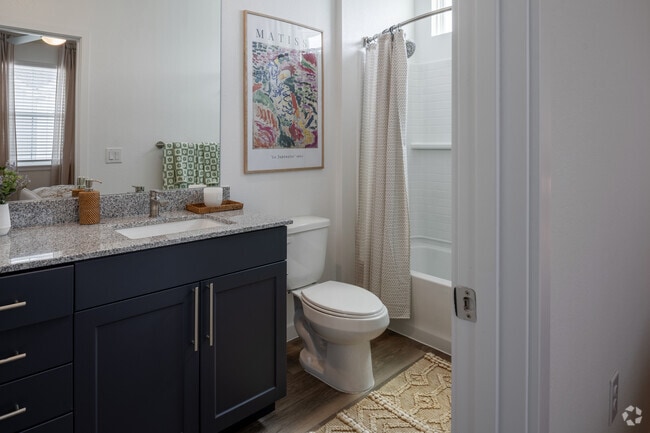 2BR, 2.5BA - 1,239SF - B3 - second Bathroom