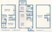 2BR/1.5BA