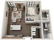 Floorplan 1C - Unit 211